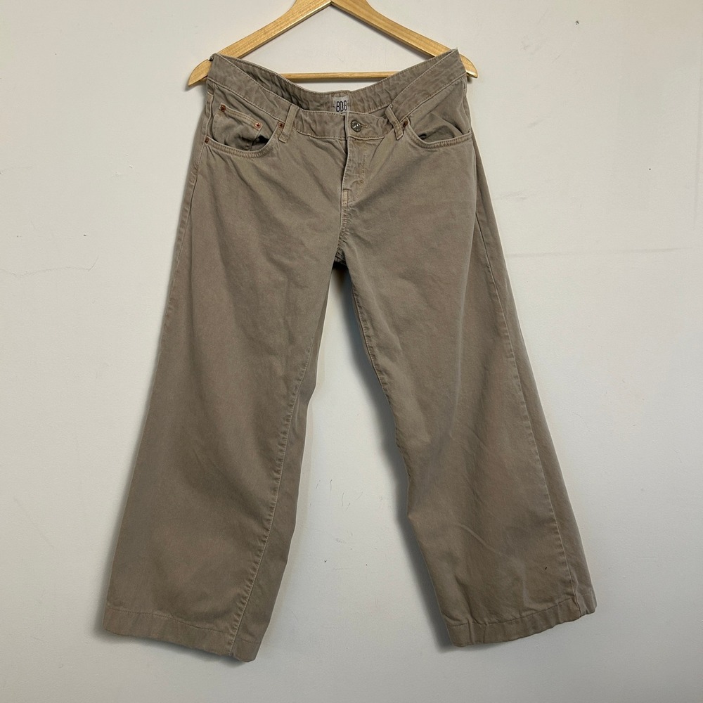 BDG Puddle Wide Leg‎ Jeans Tan Khaki W31 L32